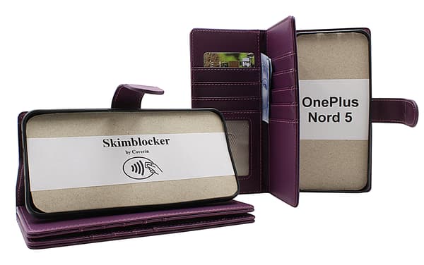 Skimblocker OnePlus Nord 5 XL Plånboksfodral Svart