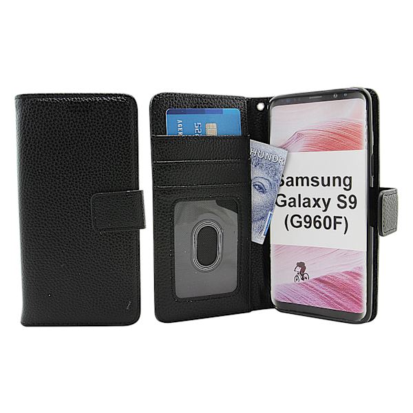 Standcase Wallet Samsung Galaxy S9 (G960F) Svart