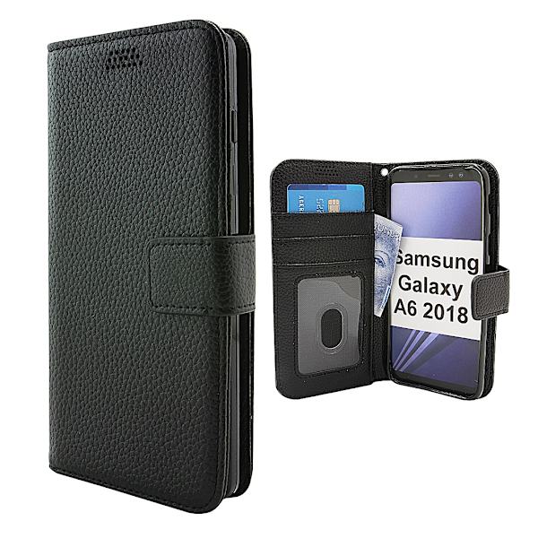 New Standcase Wallet Samsung Galaxy A6 2018 (A600FN/DS) Svart
