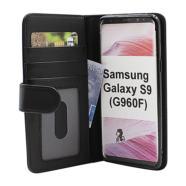 Skimblocker Plånboksfodral Samsung Galaxy S9 (G960F) Svart