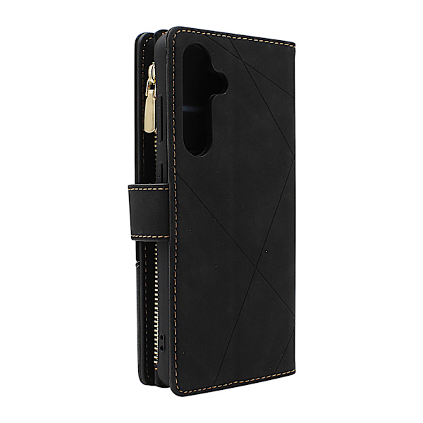 XL Samsung Galaxy S24 FE Lyx Plånboksfodral Marinblå