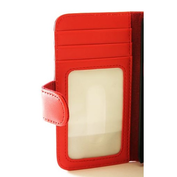Skimblocker Plånboksfodral Samsung Galaxy A3 2016 (A310F) Röd