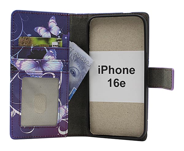Skimblocker iPhone 16e Magnet Plånboksfodral Design