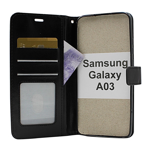 Crazy Horse Wallet Samsung Galaxy A03 (A035G/DS) Brun