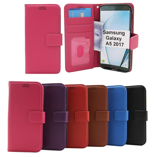 New Standcase Wallet Samsung Galaxy A5 2017 (A520F) Lila