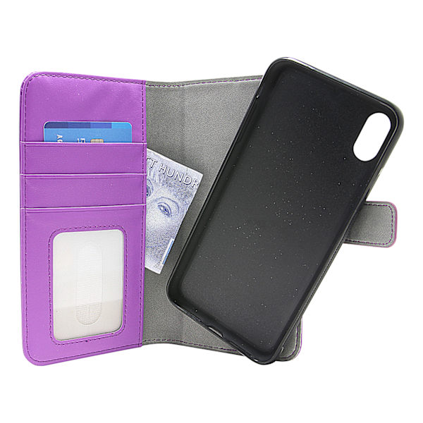 Skimblocker Magnet Wallet iPhone Xs Max Lila