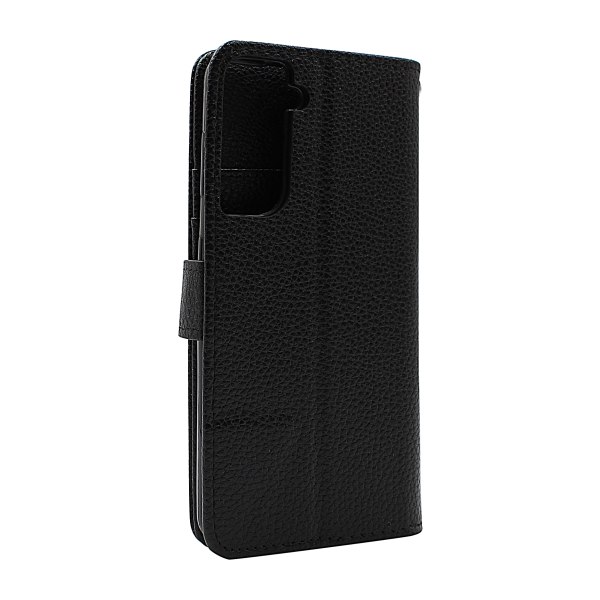 New Standcase Wallet Samsung Galaxy S21 5G (G991B) Svart