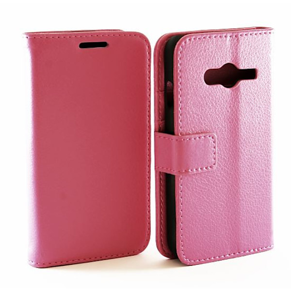 Standcase wallet Samsung Galaxy Trend 2 / 2 LITE (G313H/G318H) Hotpink