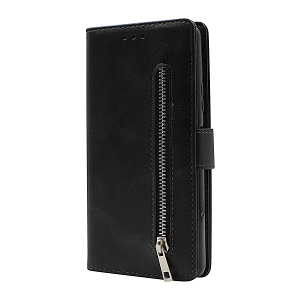 Zipper Standcase Wallet Samsung Galaxy A25 5G (SM-A256B/DS) Mörkblå