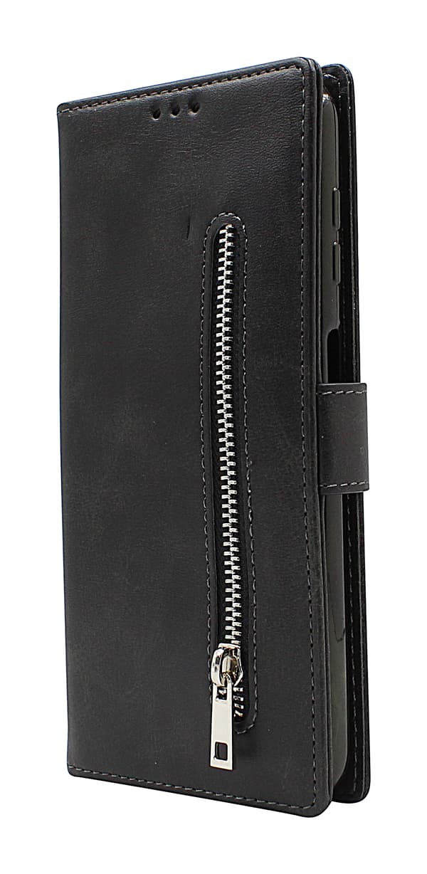 Zipper Standcase Wallet Samsung Galaxy A04s (A047F/DS) Ljusrosa