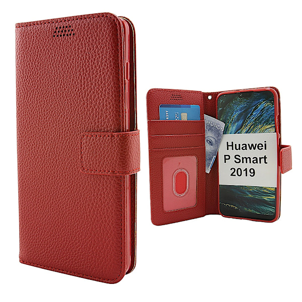 Standcase Wallet  Huawei P Smart 2019 Röd