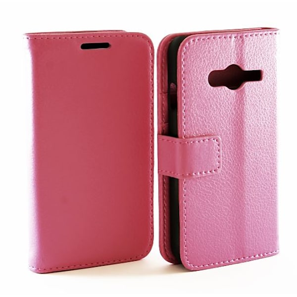 Standcase wallet Samsung Galaxy Trend 2 / 2 LITE (G313H/G318H) Hotpink