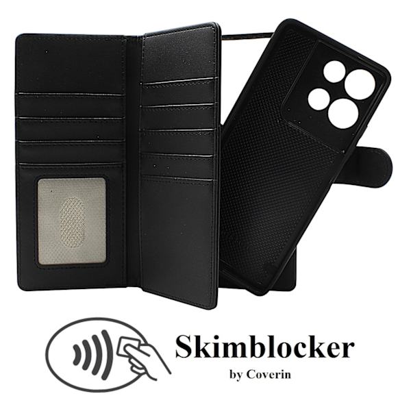 Skimblocker Motorola Moto G75 5G XL Magnet Plånboksfodral
