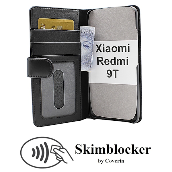Skimblocker Plånboksfodral Xiaomi Redmi 9T
