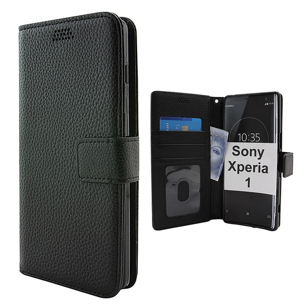New Standcase Wallet Sony Xperia 1 (J9110) Brun