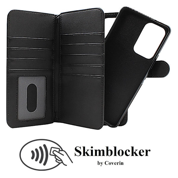 Skimblocker XL Magnet Fodral Samsung Galaxy A53 5G (A536B) Svart