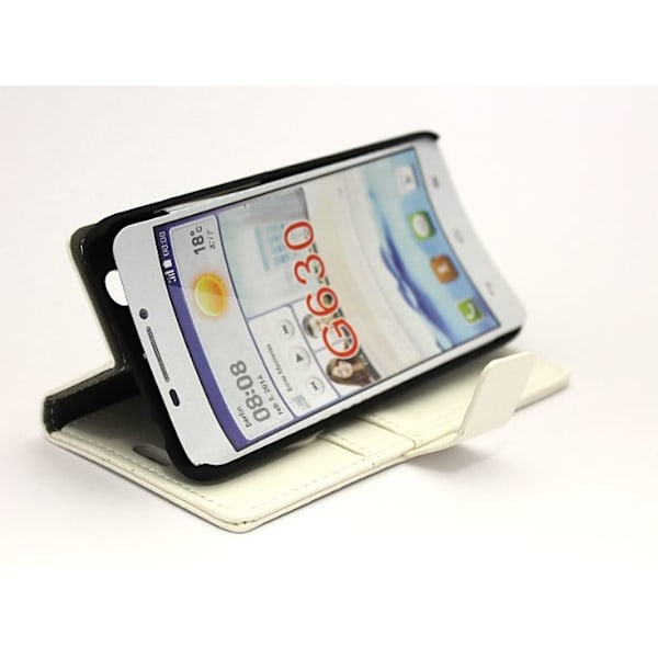Standcase wallet Huawei Ascend G630 Vit