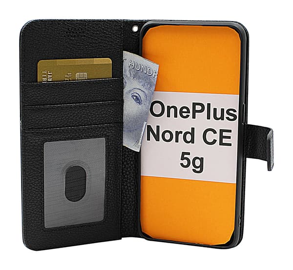 New Standcase Wallet OnePlus Nord CE 5G Svart