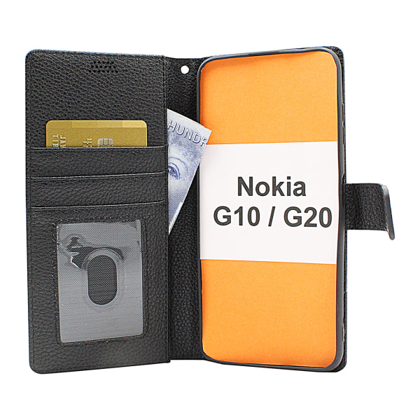 New Standcase Wallet Nokia G10 / G20 Brun