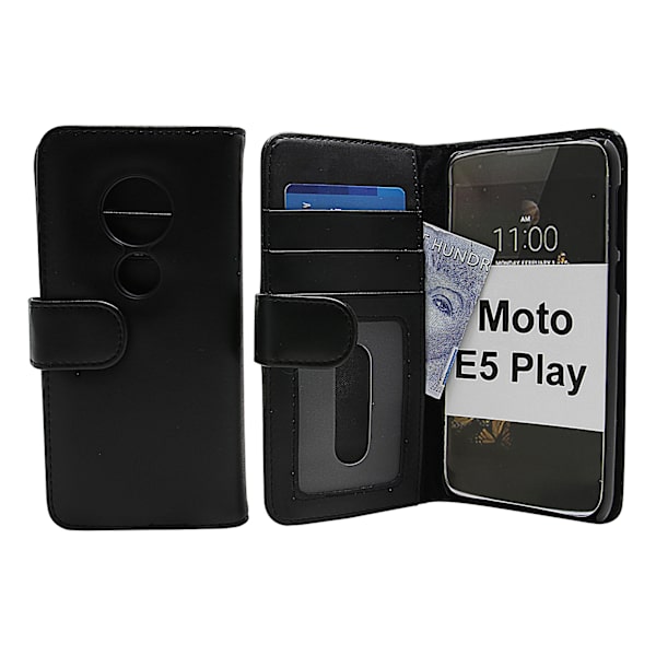 Skimblocker Plånboksfodral Motorola Moto E5 Play Svart