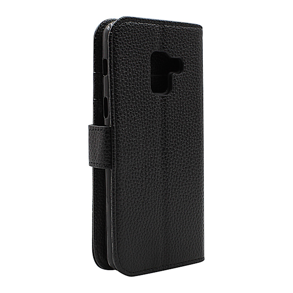 New Standcase Wallet Samsung Galaxy A8 2018 (A530FD) Svart