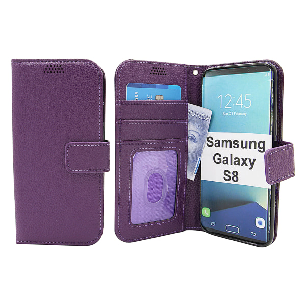 New Standcase Wallet Samsung Galaxy S8 (G950F) Lila