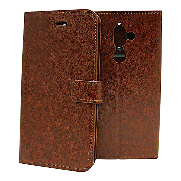 Crazy Horse Wallet Nokia 7 Plus Brun