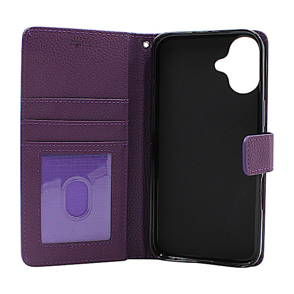 New Standcase iPhone 16 Plus Plånboksfodral Röd
