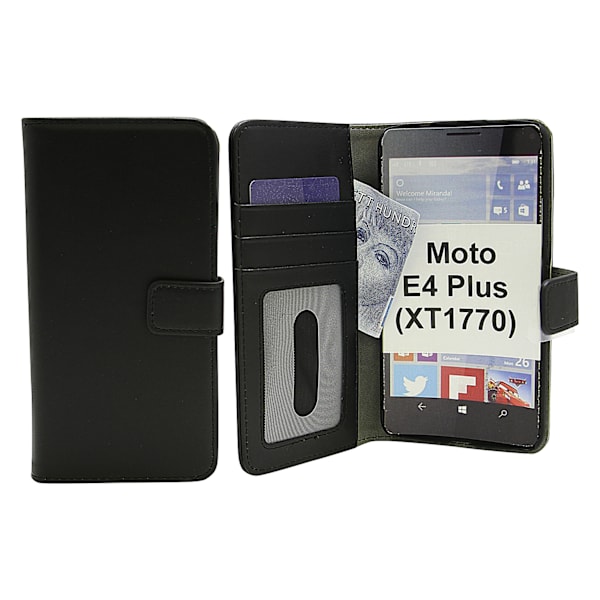 Magnet Wallet Moto E4 Plus (XT1770) Svart