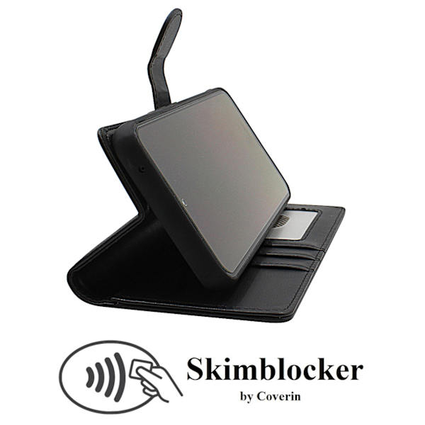 Skimblocker iPhone 16e Plånboksfodral Svart