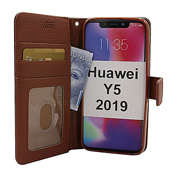 New Standcase Wallet Huawei Y5 2019 Svart