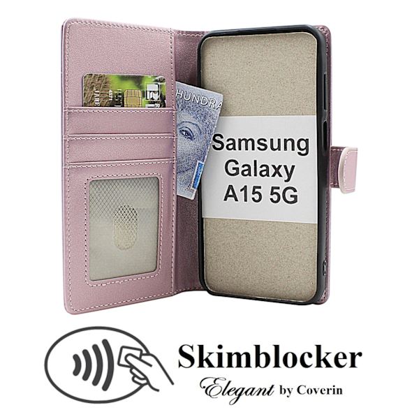 Skimblocker Plånboksfodral Samsung Galaxy A15 5G Happy Cherry