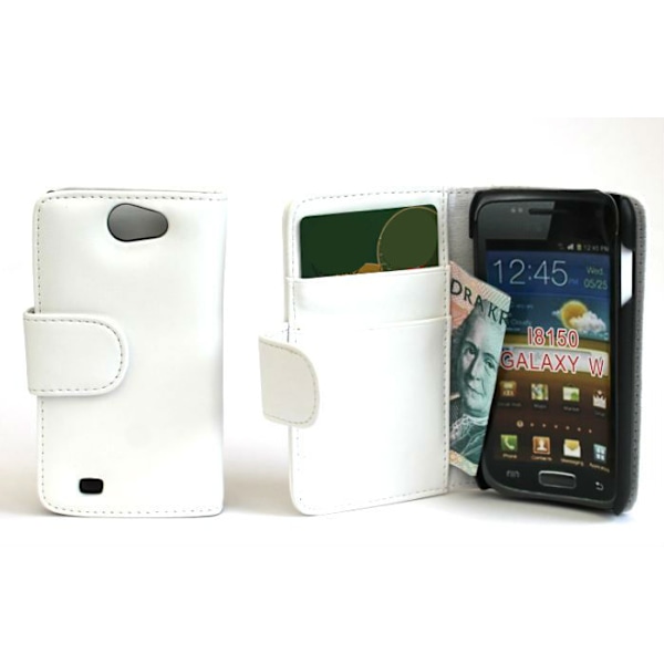 Plånboksfodral Samsung Galaxy W (i8150) Svart