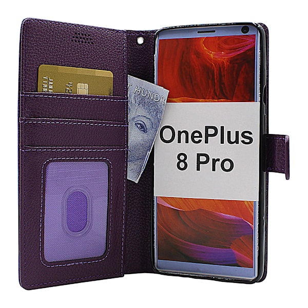 New Standcase Wallet OnePlus 8 Pro Lila