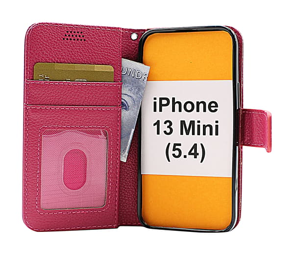 New Standcase Wallet iPhone 13 Mini (5.4) Svart