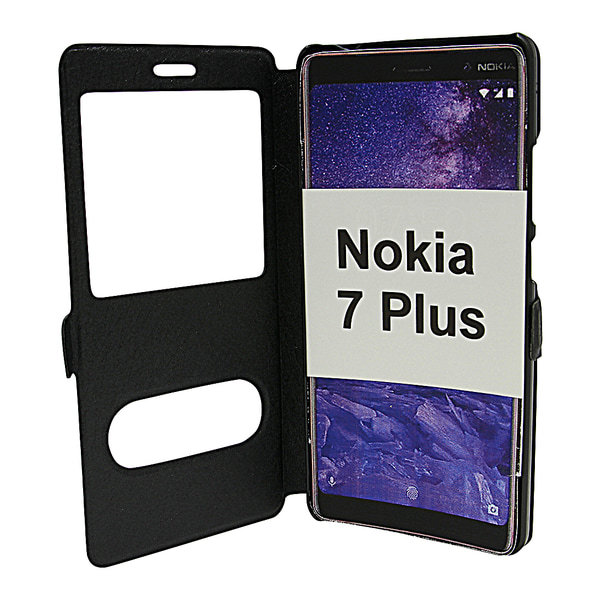 Flipcase Nokia 7 Plus Svart