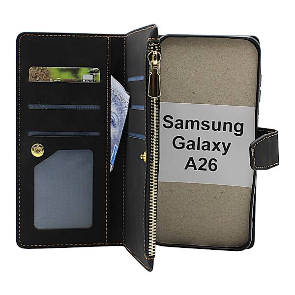 XL Samsung Galaxy A26 Lyx Plånboksfodral Lila