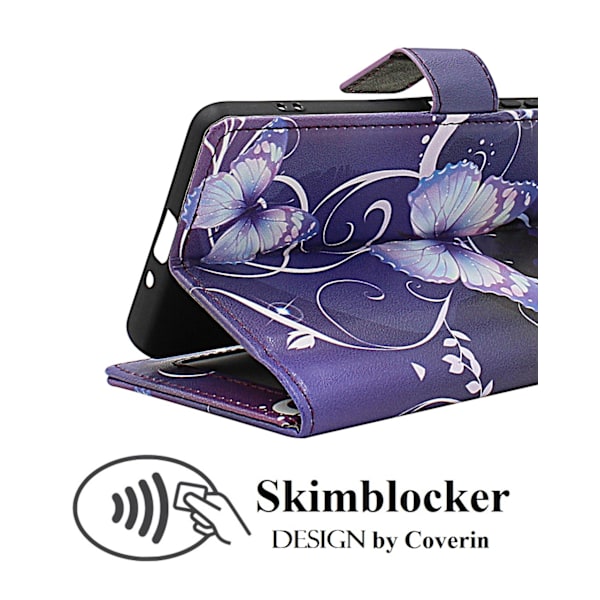Skimblocker Samsung Galaxy A8 2018 Plånboksfodral Design