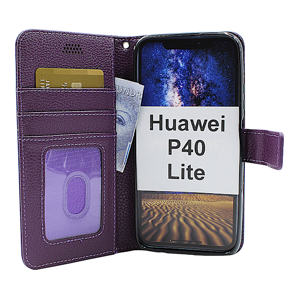 New Standcase Wallet Huawei P40 Lite Lila