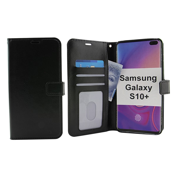 Crazy Horse Wallet Samsung Galaxy S10+ (G975F) Röd