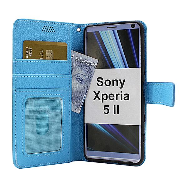 New Standcase Wallet Sony Xperia 5 II (XQ-AS52) (Svart) Svart