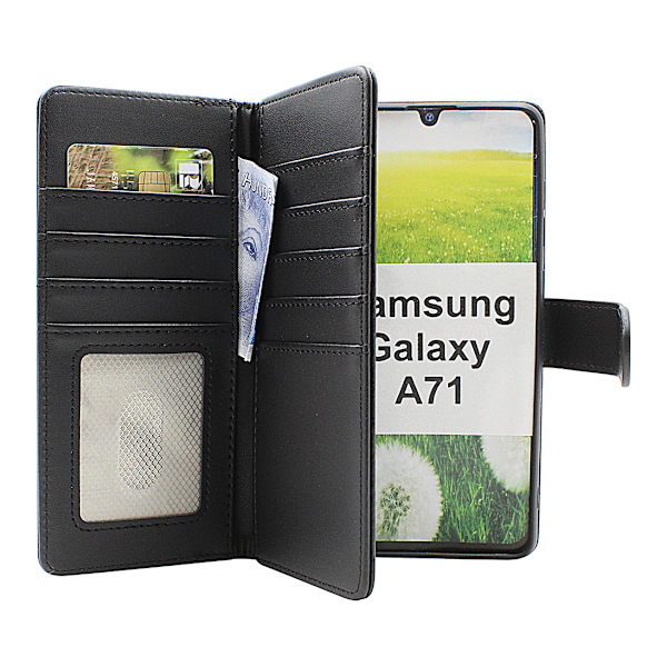 Skimblocker Samsung Galaxy A71 XL Plånboksfodral