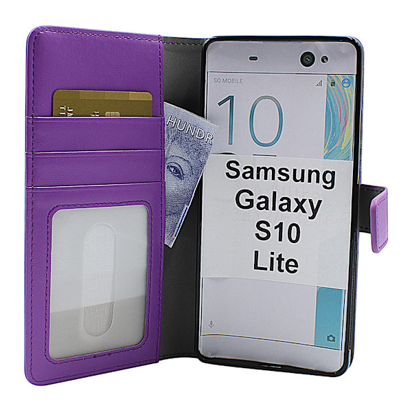 Skimblocker Magnet Wallet Samsung Galaxy S10 Lite (G770F) Lila