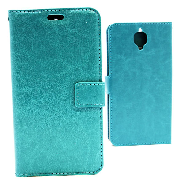 Crazy Horse Wallet OnePlus 3 Turkos