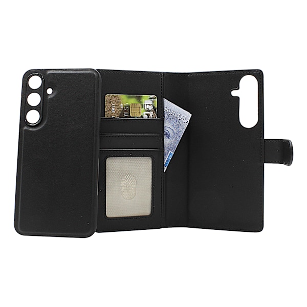 Skimblocker Samsung Galaxy S25+ Magnet Plånboksfodral Svart