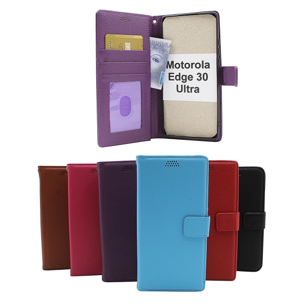 New Standcase Wallet Motorola Edge 30 Ultra 5G Lila