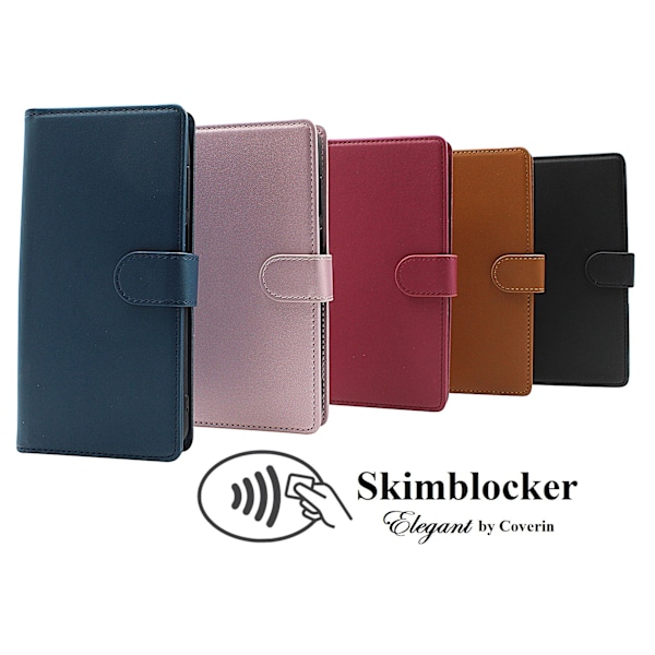 Skimblocker iPhone 13 / 14 Plånboksfodral Svart