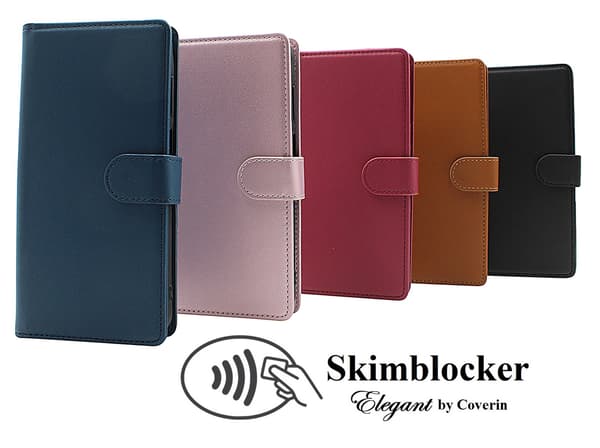 Skimblocker iPhone 16 Pro Max Plånboksfodral Svart