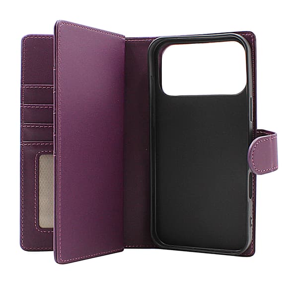 Skimblocker iPhone 17 Pro Max XL Plånboksfodral Svart