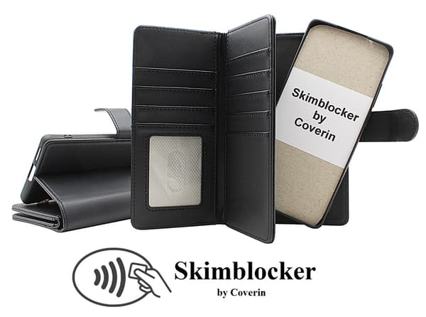 Skimblocker iPhone 12 Mini XL Magnet Plånboksfodral